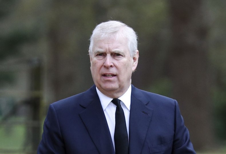 Prince Andrew at Windsor Church