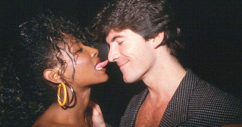 Simon Cowell and Sinitta
