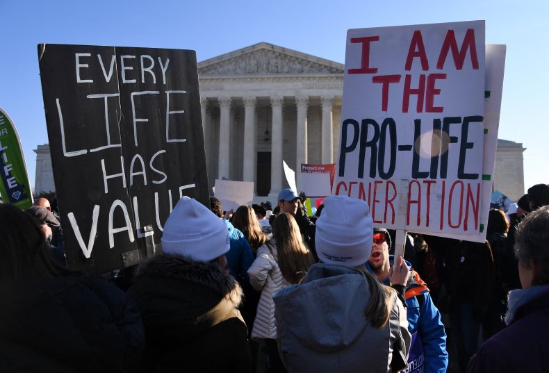 Abortion protest