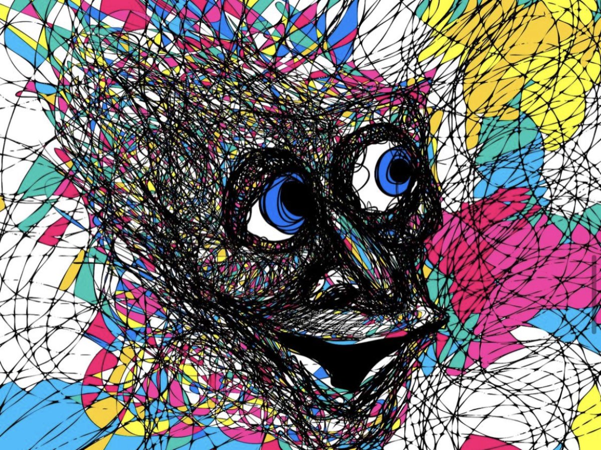 Artist draws what he sees from schizophrenia