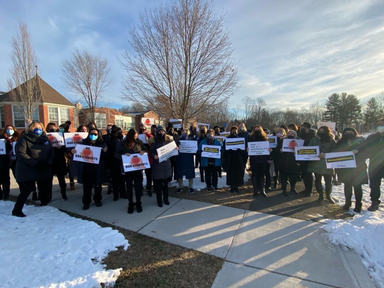 Connecticut Teachers Wear Black