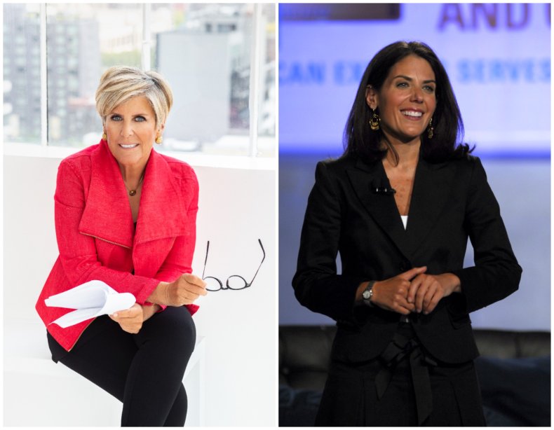 Suze Orman and Jean Chatzky. 