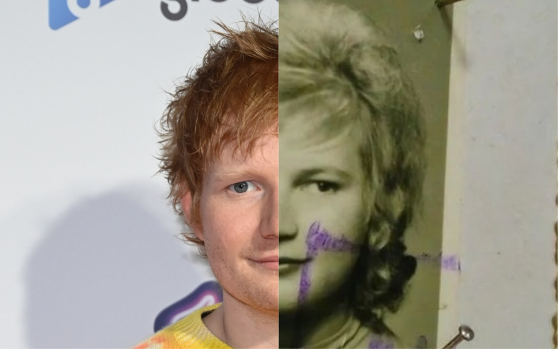 Ed Sheeran lookalike Edna Sheeran.