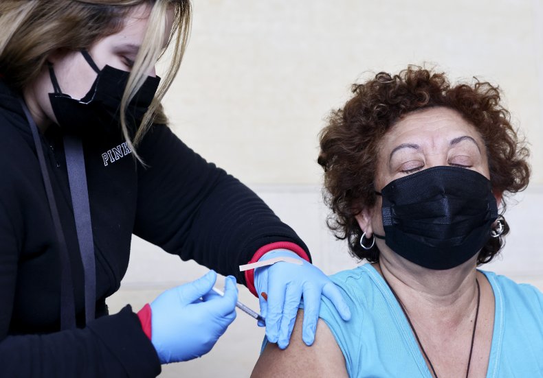 COVID vaccination shot