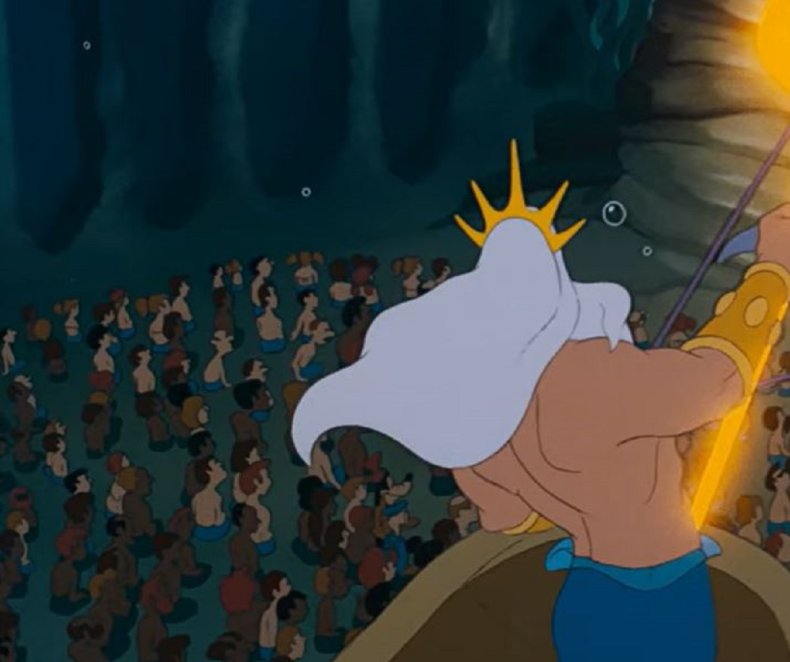 Screengrab from The Little Mermaid. 