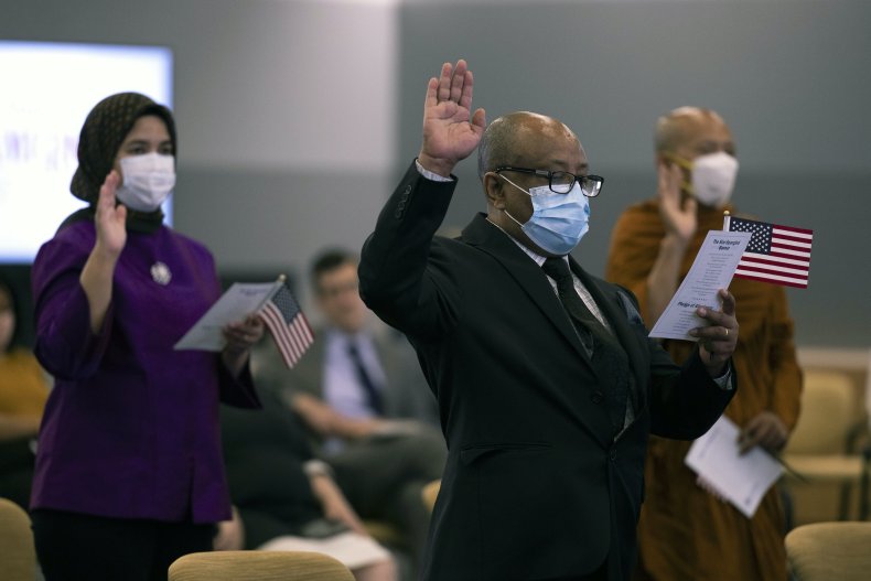 U.S. naturalization ceremony