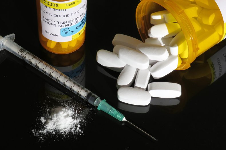 Narcotic drugs (opioids) stock photo