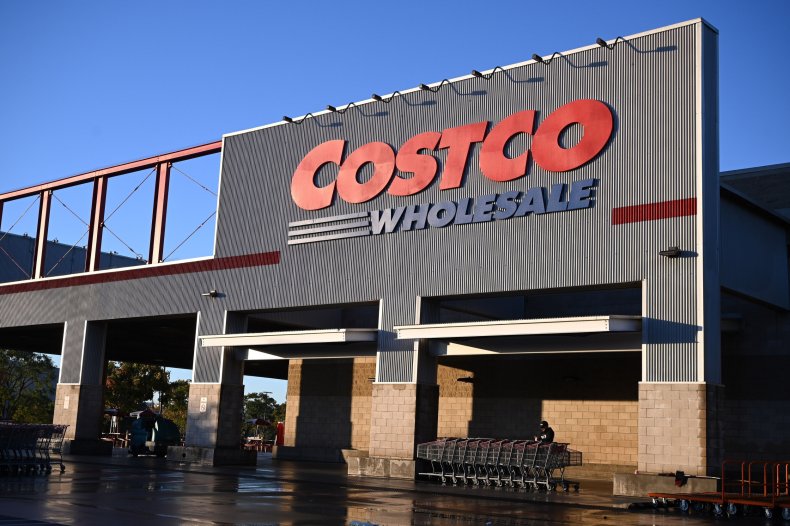 A Costco storefront in California in 2019.