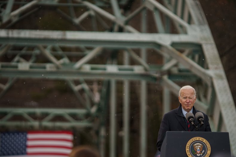 US President Joe Biden Visited New Hampshire 