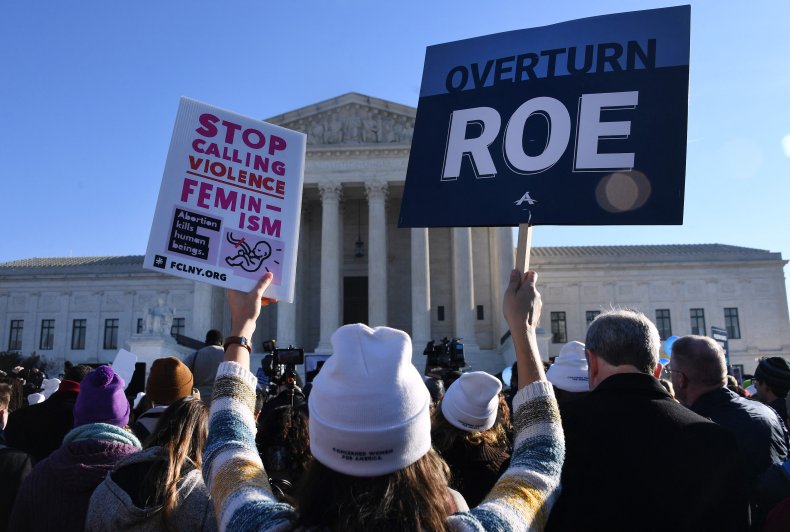 Abortion protest