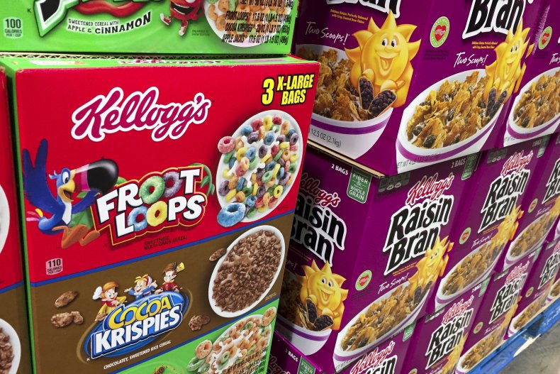 Kellogg, cereal boxes