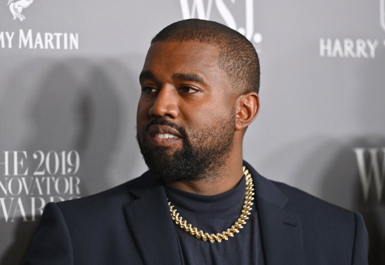 Kanye West Attends an Awards Event