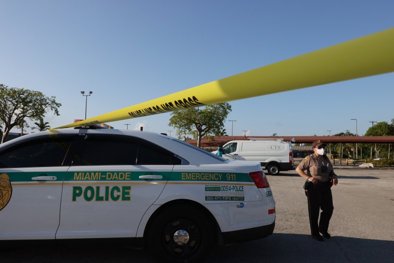 A Miami-Dade Police Car Pictured in 2021