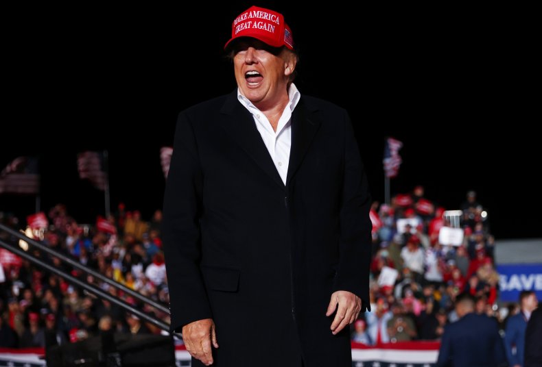 Trump Attends His First Rally of 2022