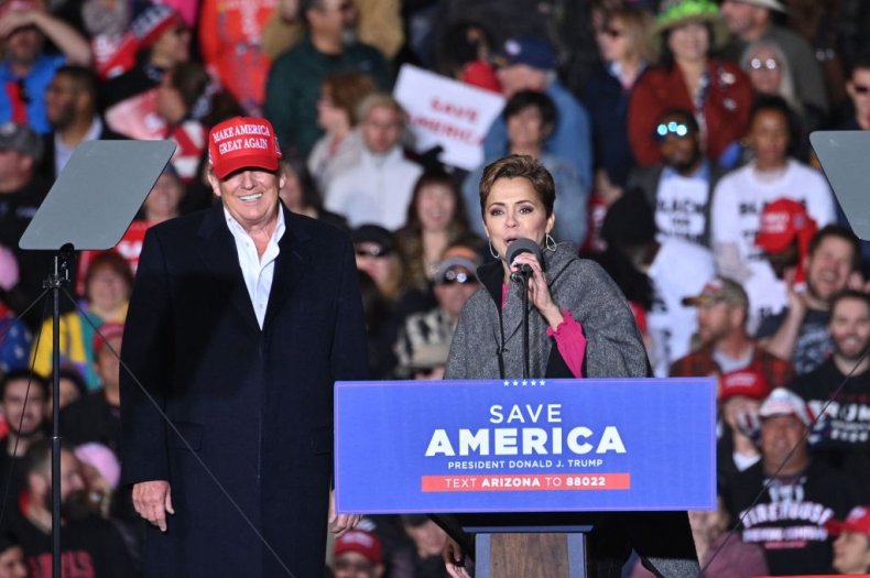 Trump and Kari Lake