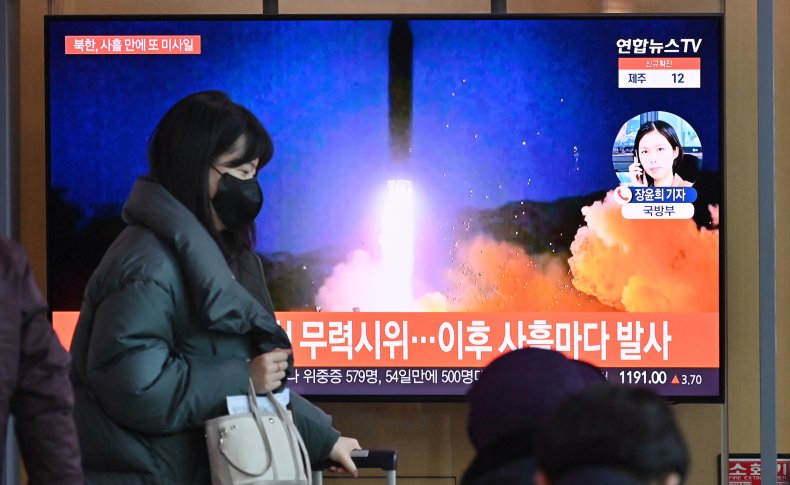 کره شمالی چهارمین موشک را در سال 2022 پرتاب کرد