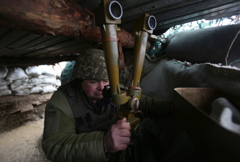 Ukrainian Military Forces serviceman