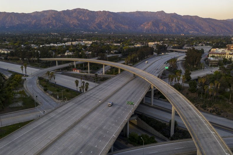 Light traffic in Pasadena