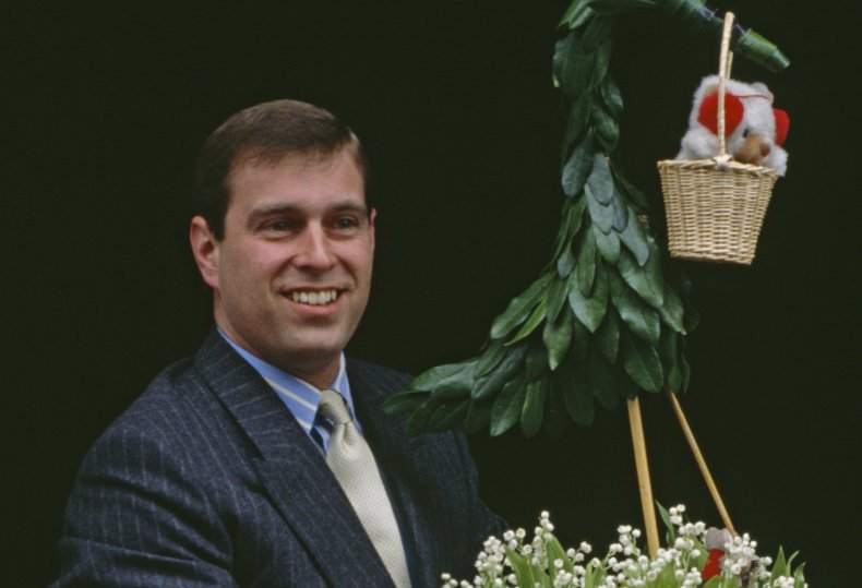 Prince Andrew With Teddy Bear
