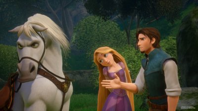 Rapunzel Flynn Rider and Maximus Rapunzel Flynn Rider and Maximus