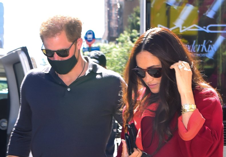 Prince Harry and Meghan Markle in Harlem