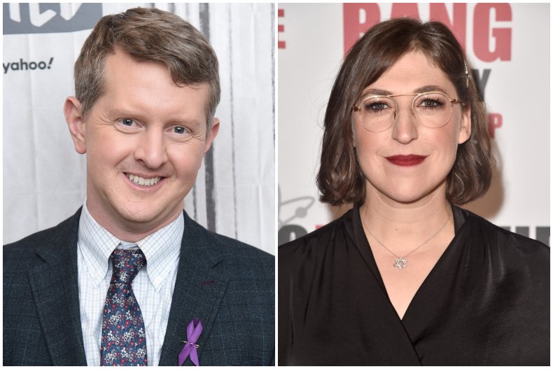 "Jeopardy!" hosts Ken Jennings and Mayim Bialik