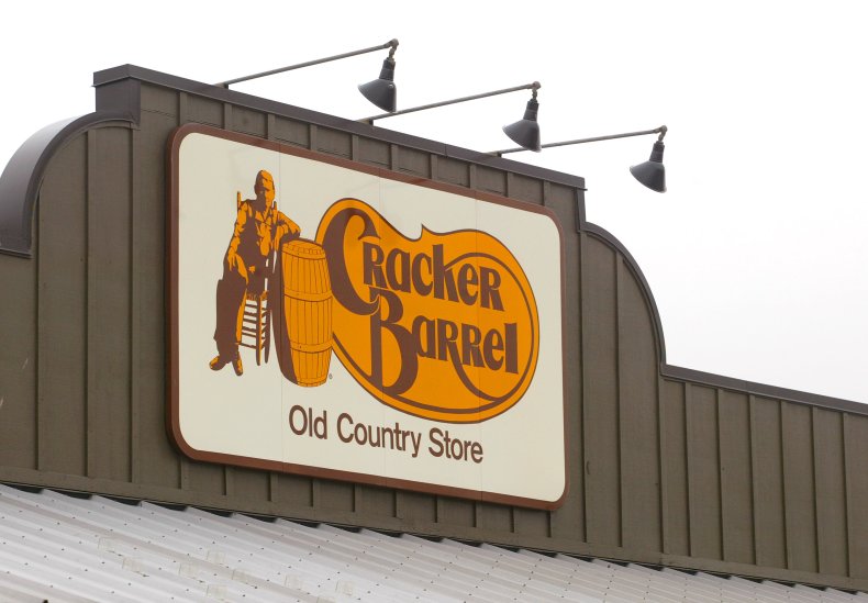 Cracker Barrel sign