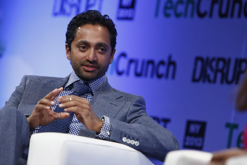 Chamath Palihapitiya at a NYC tech event.