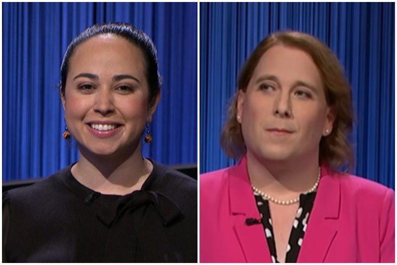 "Jeopardy!" champ Amy Schneider and Andrea Asuaje