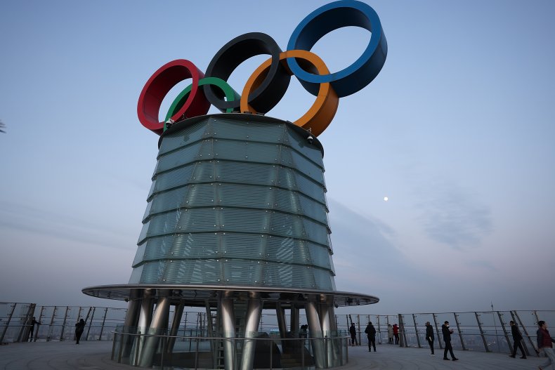 Beijing, Olympic rings