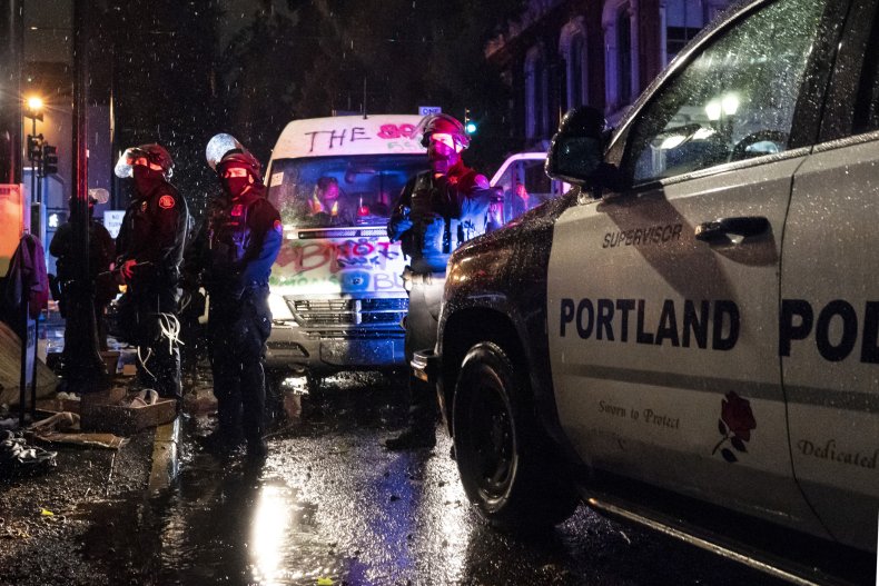 Portland Police Arrest Protesters