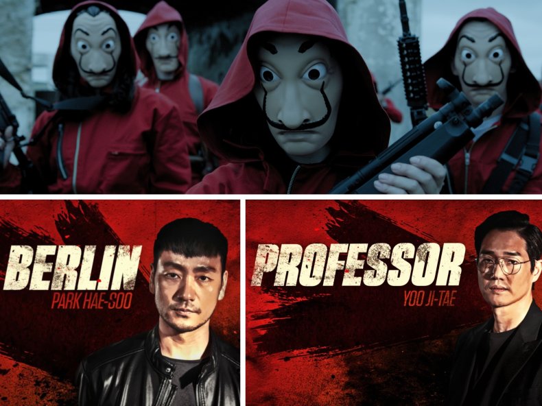 Money Heist Korea's Park Hae-Soo, Yoo Ji-tae.