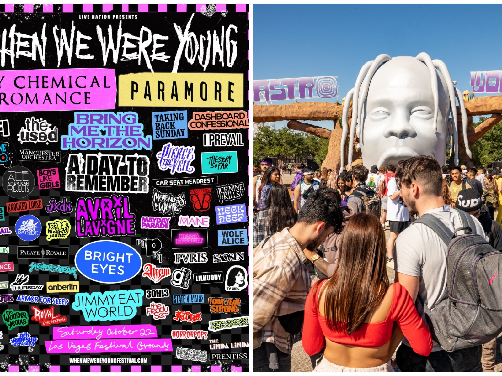When we were young festival lineup
