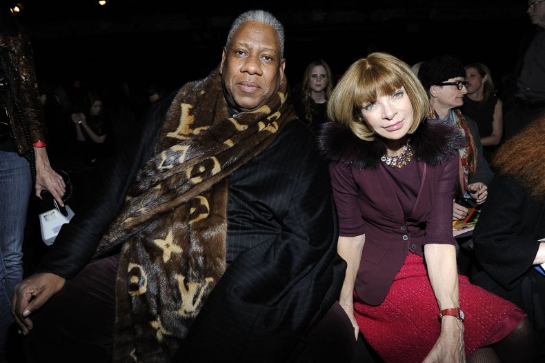 Andre Leon Talley, Anna Wintour in NYC.
