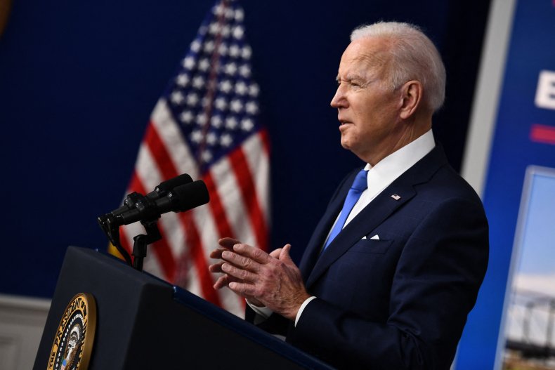 President Joe Biden speaks