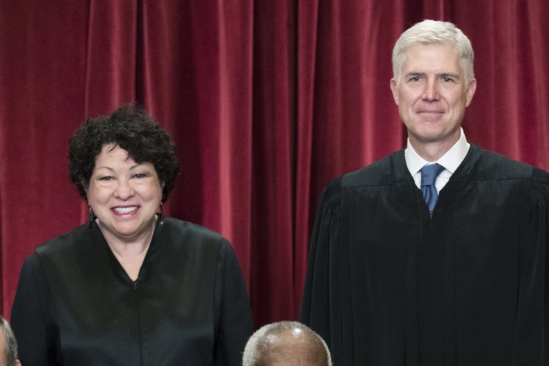 Sonia Sotomayor, Neil Gorsuch, Supreme Court