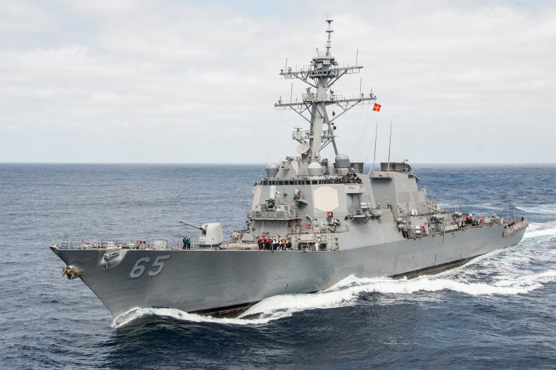 China Protests U.S. Warship Near Disputed Islands