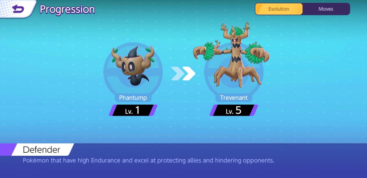 Phantump to Trevenant Evolution