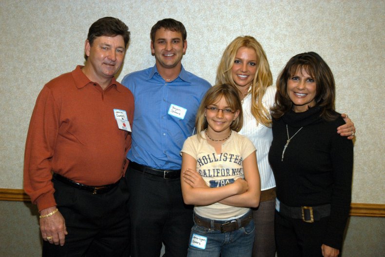 Britney Spears and her family