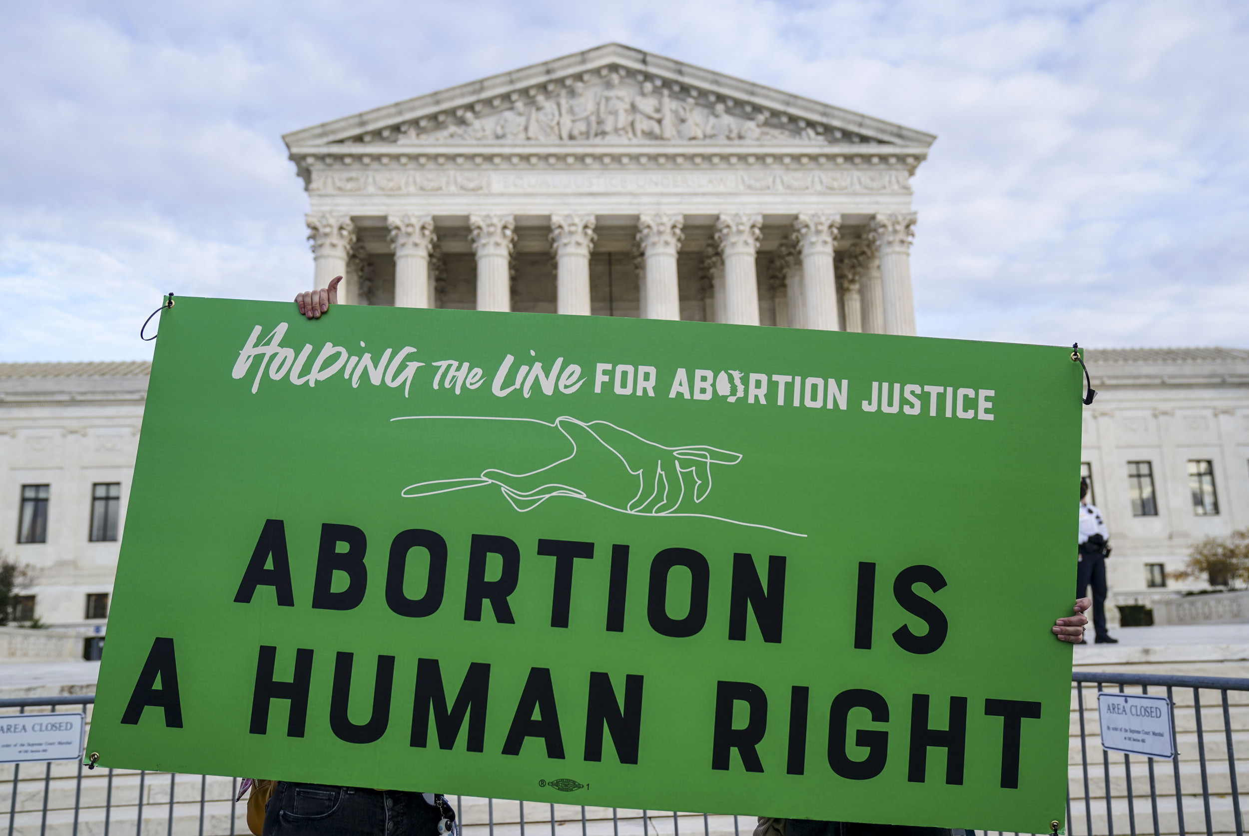 Abortion Rights Activists Rally Outside Supreme Court on Roe v. Wade Anniversary