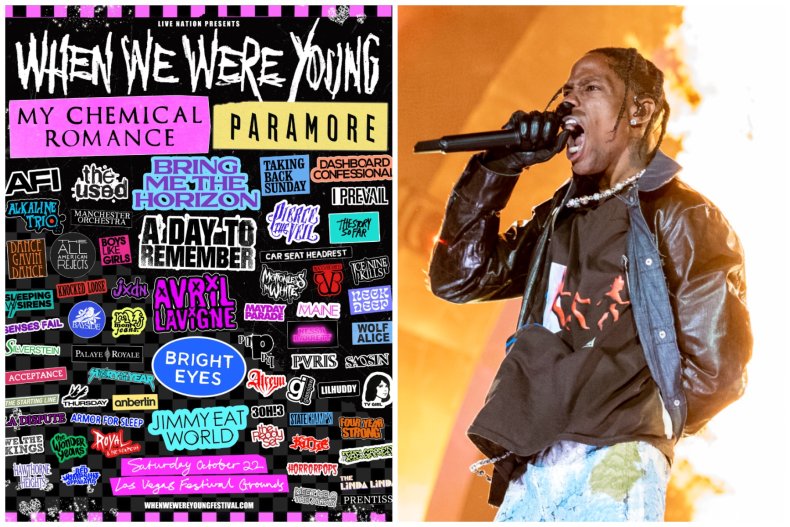 Astroworld and When We Were Young flyer