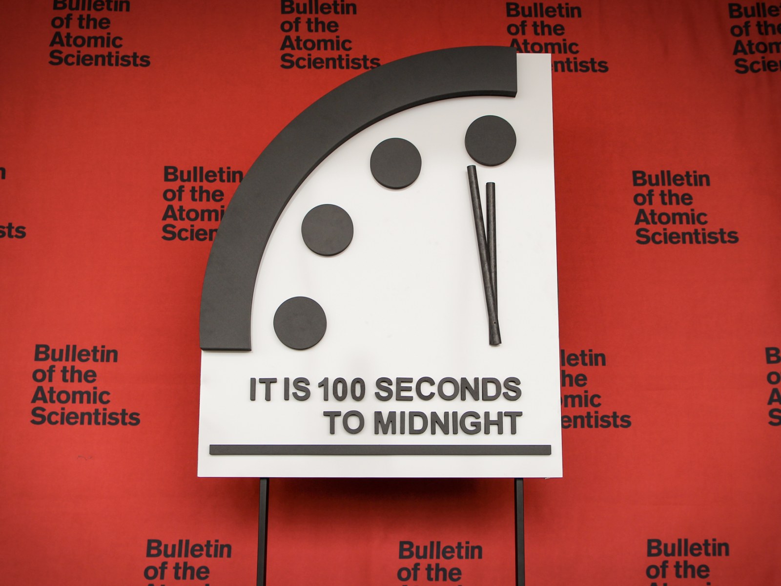 Doomsday Clock Stalls At 100 Seconds To Midnight As World Stuck In A Perilous Moment Doomsday Clock Stalls At 100 Seconds To Midnight As World Stuck In A Perilous Moment