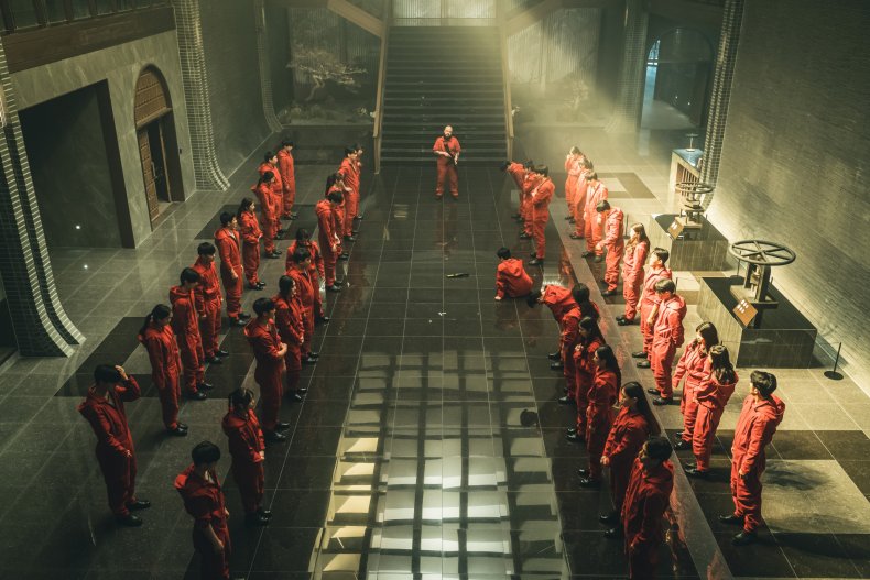 A still from "Money Heist: Korea"