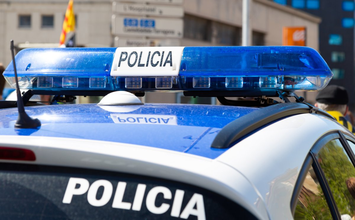 A police car in Spain.