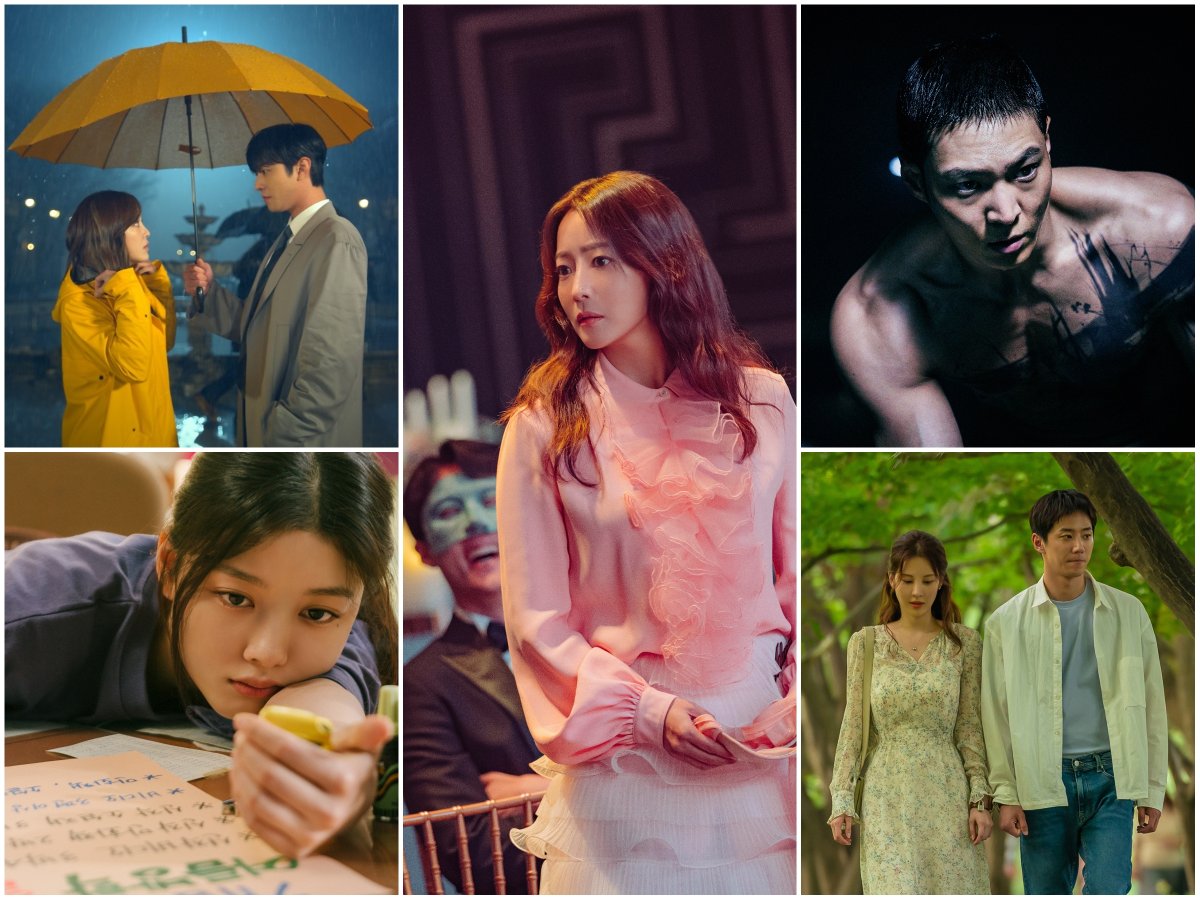 Stills from Netflix K-dramas and films.