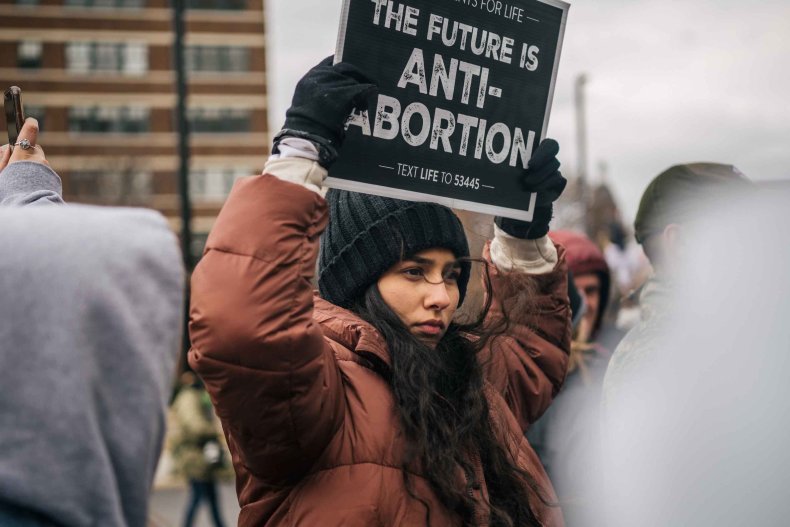 Abortion protest