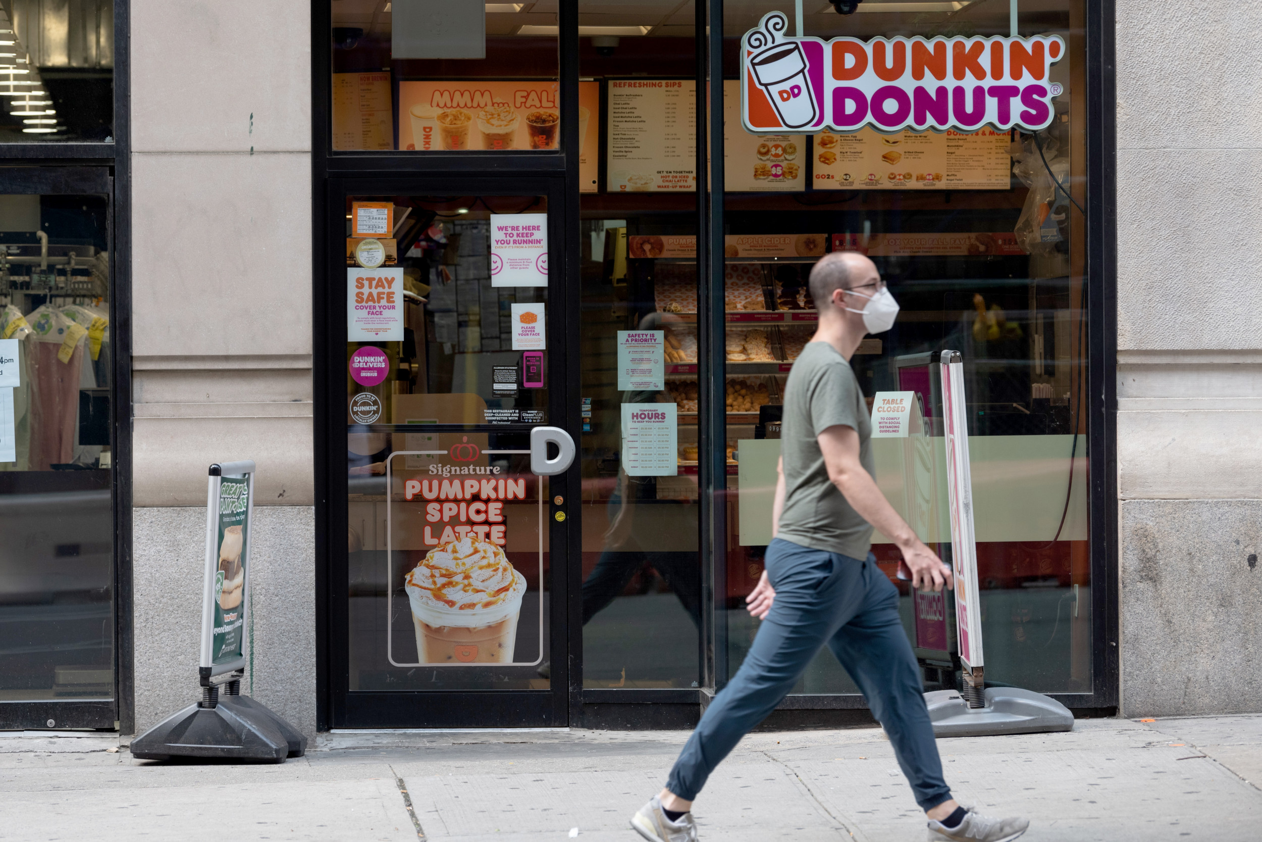 Dunkin' Customer Doused With Hot Coffee for Not Wearing Mask