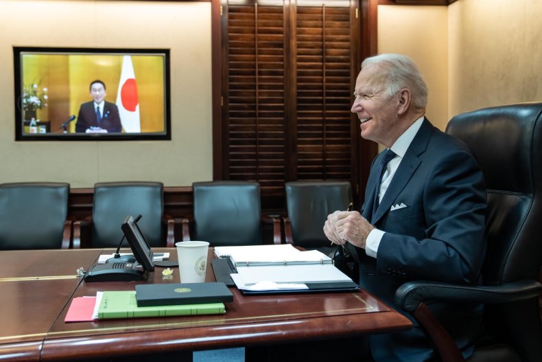 Japan, Prime, Minister, Kishida, President, Joe, Biden
