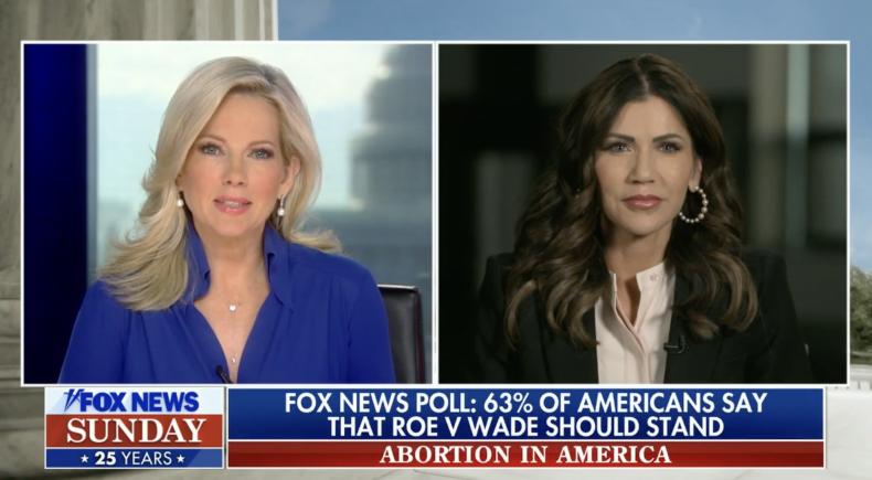 Shannon Bream and Kristi Noem