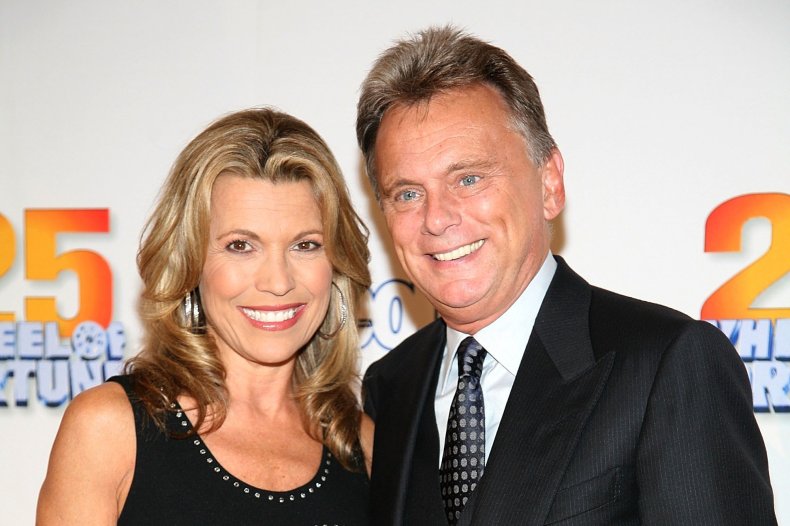 Vanna White and Pat Sajak